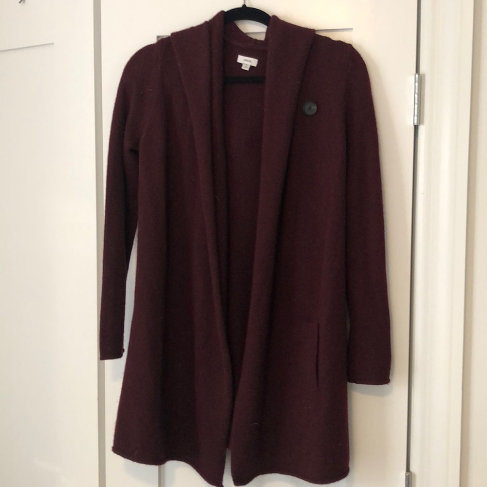 VINCE maroon colored sweater